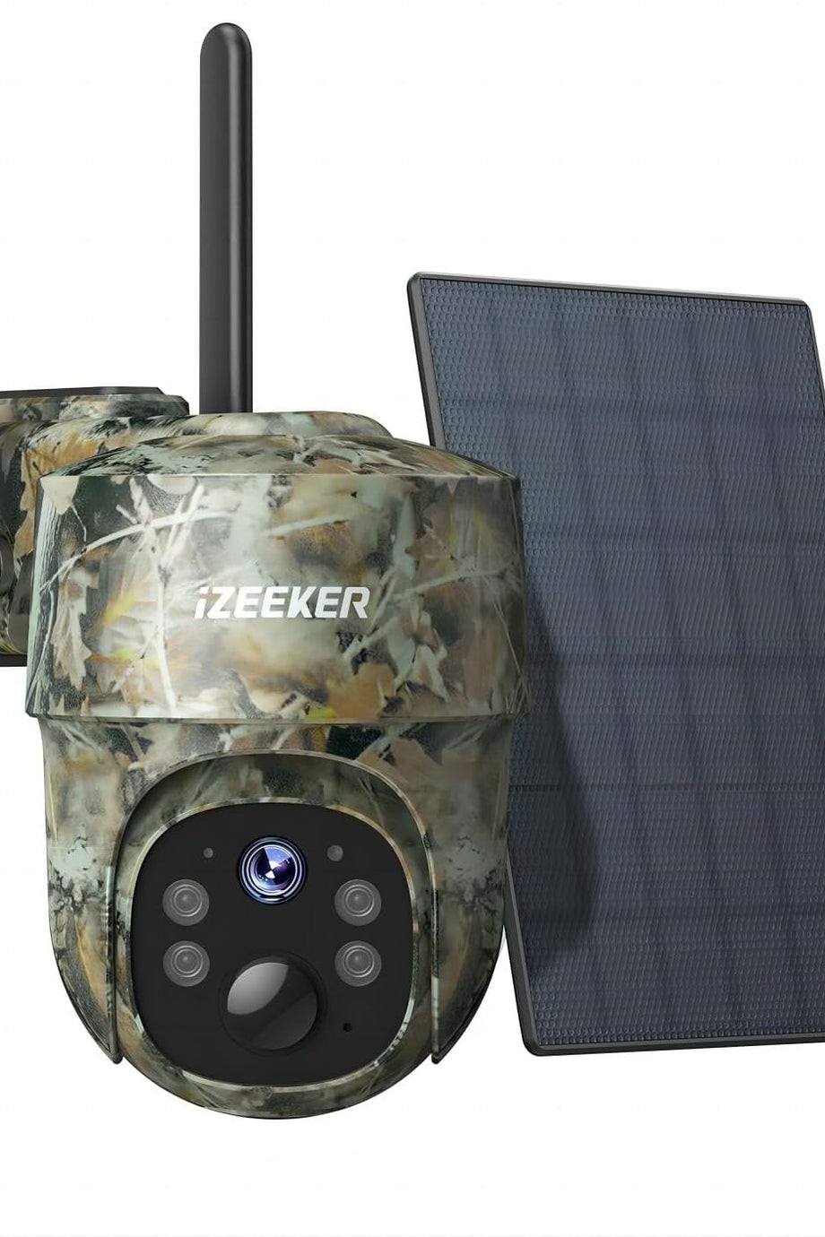 4G LTE Solar Vahşi Yaşam Kamerası, 2K PTZ, 360° Görünüm, Canlı Yayın