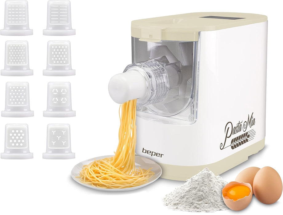 Otomatik Makarna Makinesi,200W, 8 Farklı Makarna Şekli, Hızlı ve Kolay Makarna Hazırlama
