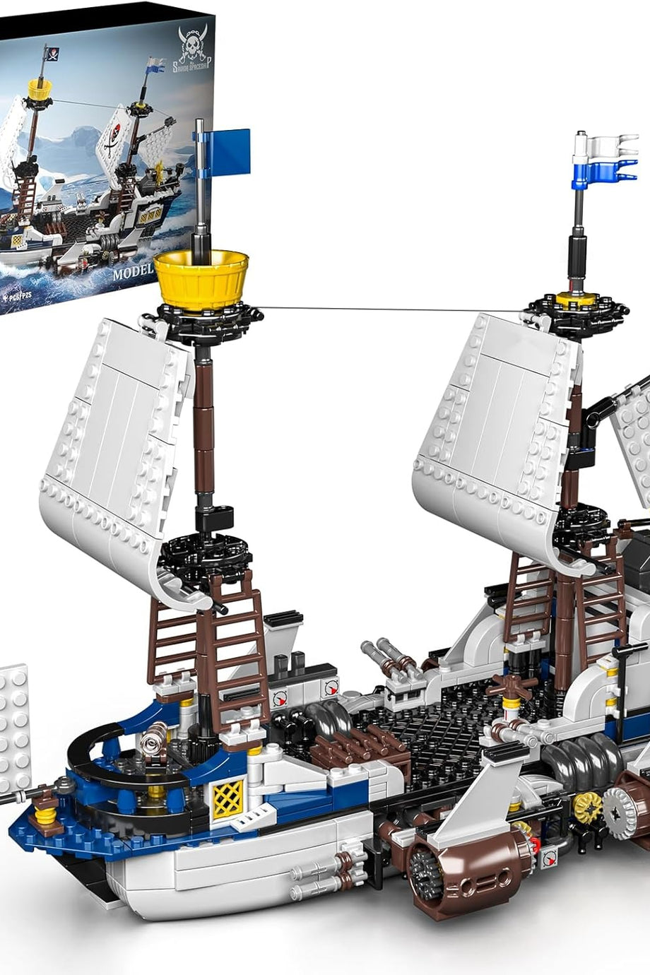 10147 Korsan Uzay Gemisi Yapım Seti, 1281 Parça, Gemi ve Uzay Aracı Modeli