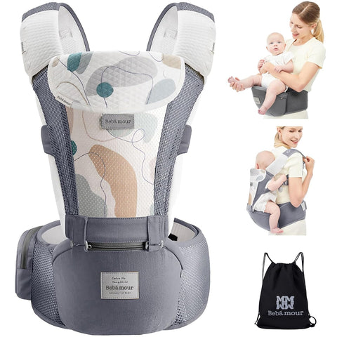 6'sı 1 Arada Ergonomik Bebek Taşıyıcı, Air Mesh, 0-36 Ay