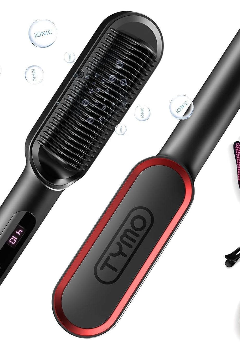 Ring Plus İyonik Saç Düzleştirici Tarak, Nano Titanyum Kaplamalı, Led Ekranlı