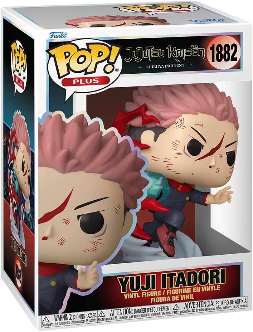 Pop! Plus Jujutsu Kaisen, Yuji Itadori Vinil Koleksiyon Figürü 9,5 cm