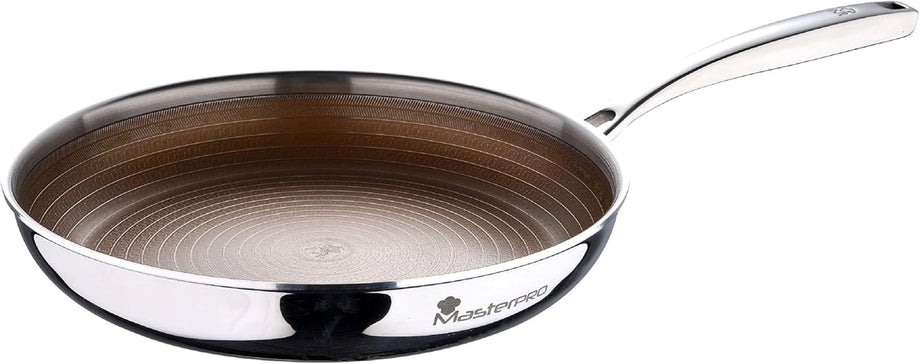 Giro-3 28 cm Paslanmaz Çelik Tava 3 Katmanlı İndüksiyon Uyumlu Yapışmaz Kaplama