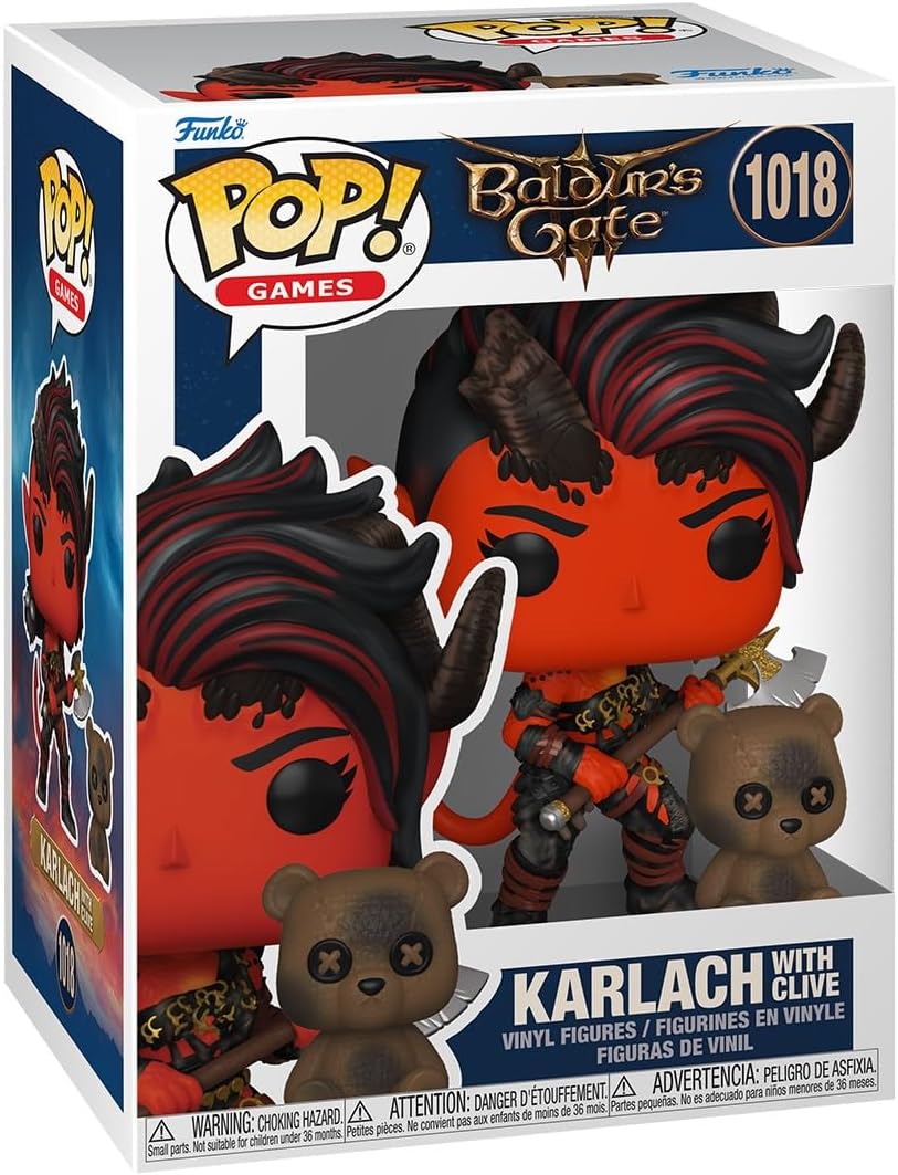 Pop! & Buddy: Baldur's Gate 3, Karlach & Clive Koleksiyonluk Vinil Figür