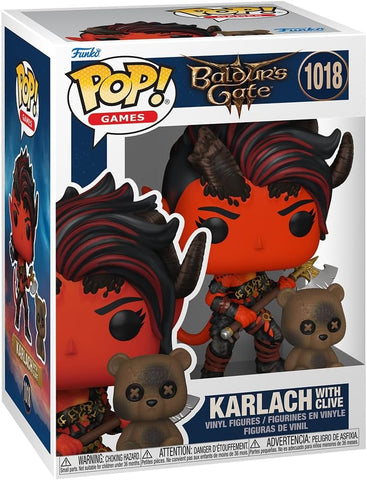 Pop! & Buddy: Baldur's Gate 3, Karlach & Clive Koleksiyonluk Vinil Figür