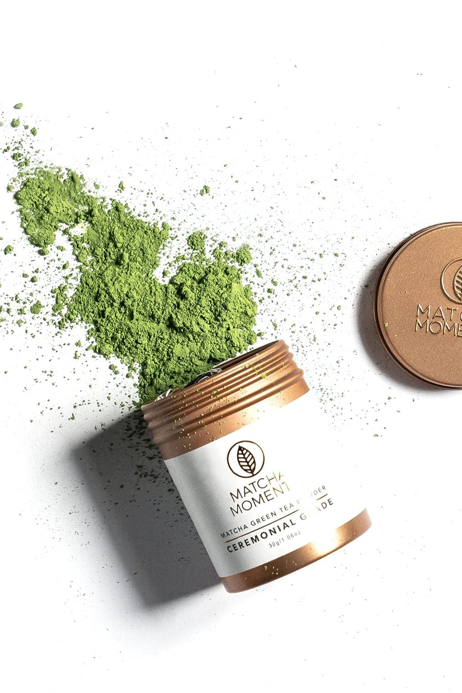 Ceremonial Grade Matcha Tozu 30g, İlk Hasat, Taşla Öğütülmüş, Çift Gölgeleme ile Umami ve Antioksidan Zengini