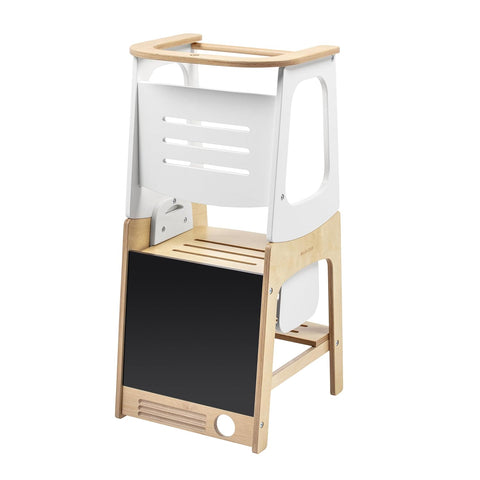 Toucan Montessori Ahşap 3'ü 1 Arada Öğrenme Kulesi, FSC Sertifikalı