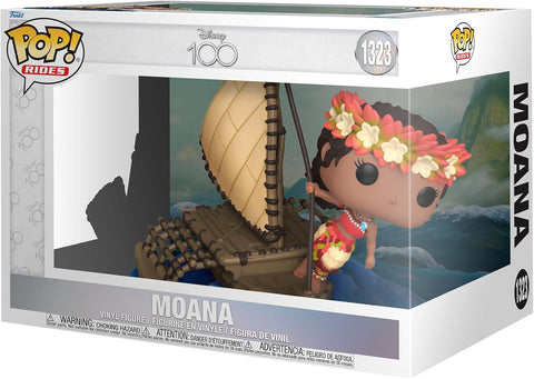 Pop Ride Super Deluxe Disney 100 Moana Figür 14 cm, Vinil Koleksiyon