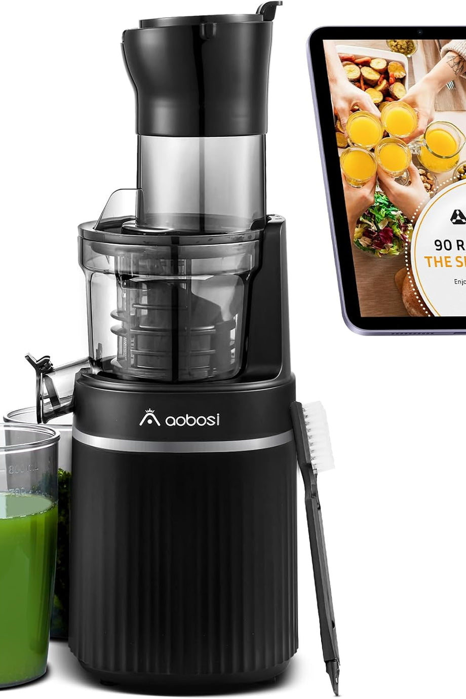 200W Yavaş Sıkacağı, Ters Fonksiyon, 2 Filtre, BPA İçermez, Sessiz Çalışma