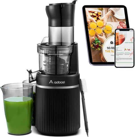 200W Yavaş Sıkacağı, Ters Fonksiyon, 2 Filtre, BPA İçermez, Sessiz Çalışma