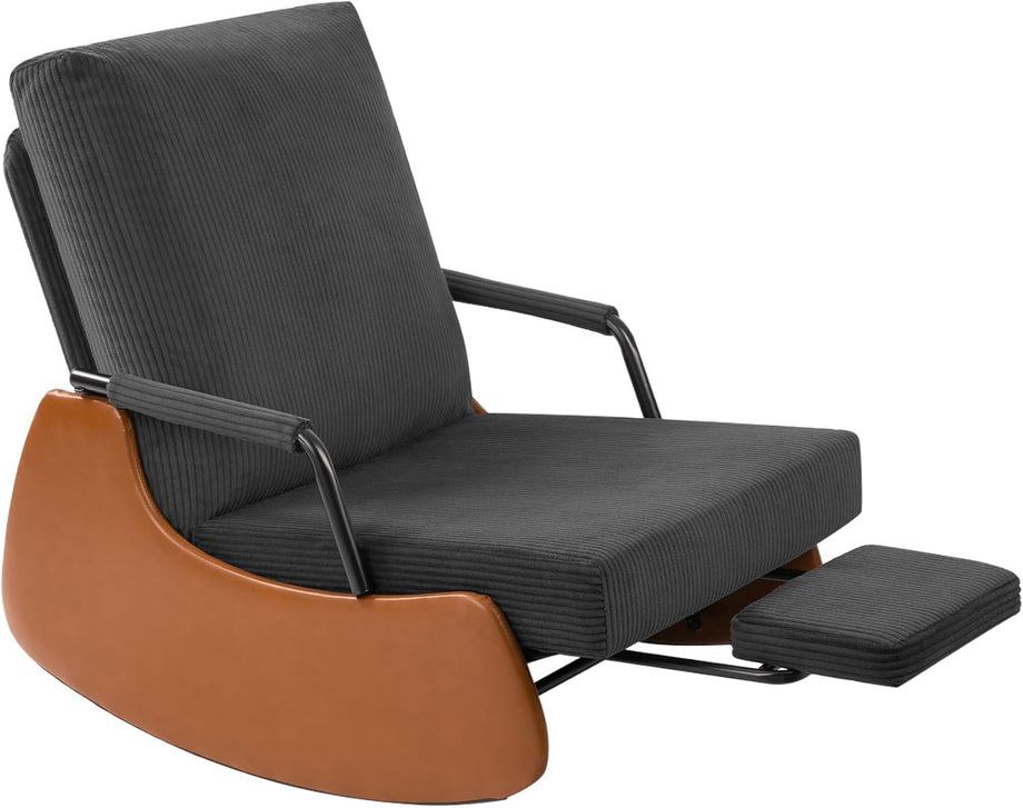 3 Kademeli Ayarlanabilir Sallanan Sandalye, Şezlong Koltuğu, İç ve Dış Mekan için