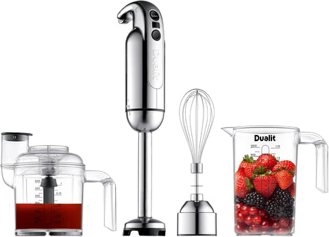 El Blender Seti 4'lü, 1L ve 0.6L Ölçü Kabı ile Hafif ve Pratik Kullanım