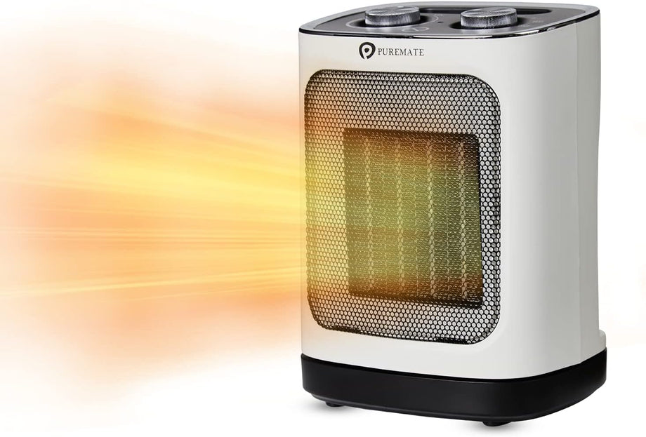 Seramik Fanlı Isıtıcı, 1800W, 2 Isı Ayarı, Ayarlanabilir Termostat, 75° Salınım