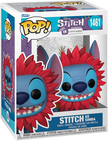 POP! Disney: Stitch Kostüm Simba Lilo and Stitch Vinil Koleksiyon Figürü