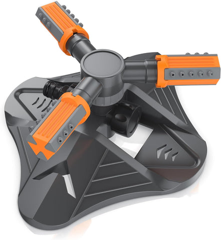 360° Döner Bahçe Fıskiyesi, Ayarlanabilir Başlıklı, Geniş Alanlar İçin