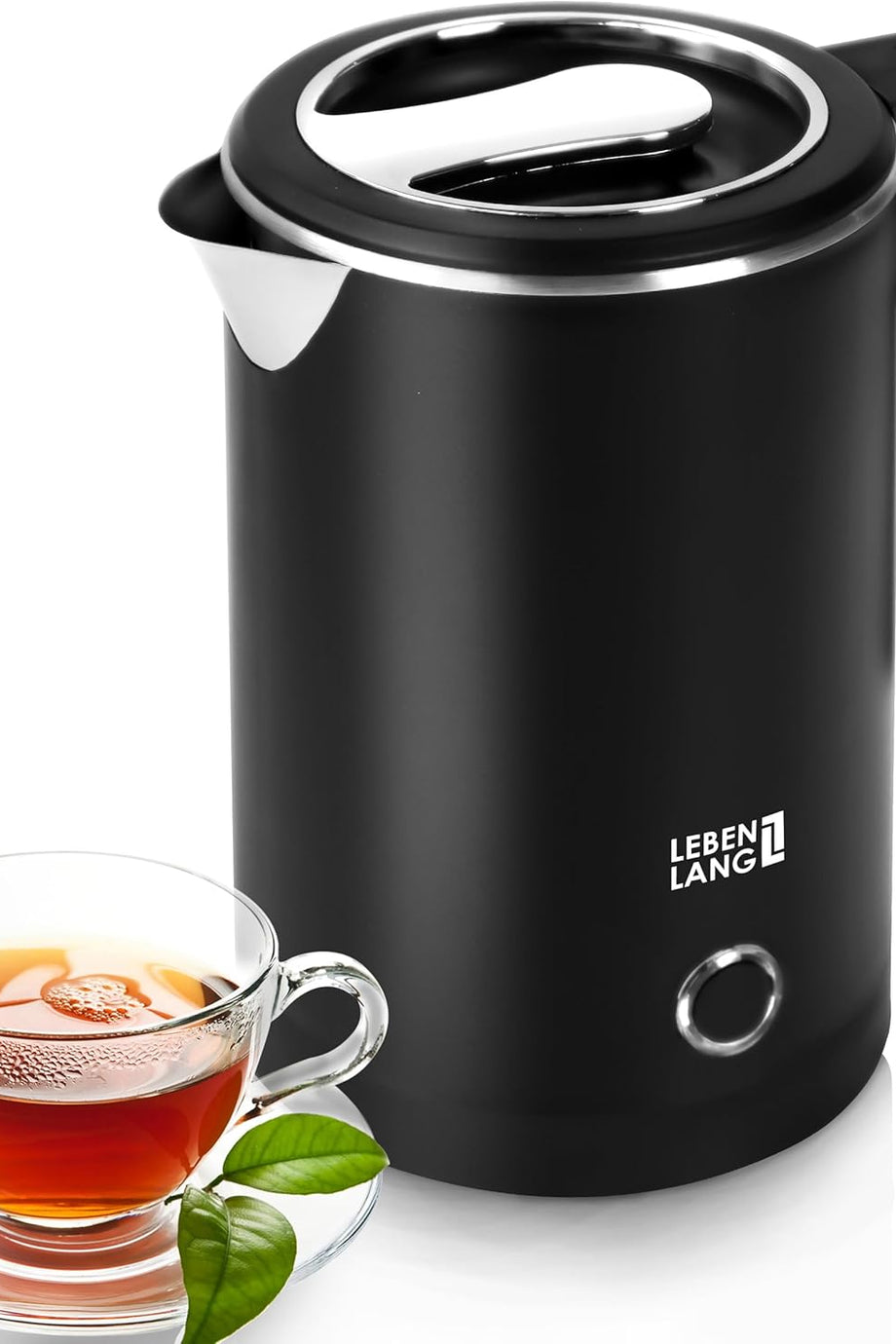 Seyahat Su Isıtıcısı, Paslanmaz Çelik, 0,5 Litre, 600W, Enerji Verimli Mini Kettle