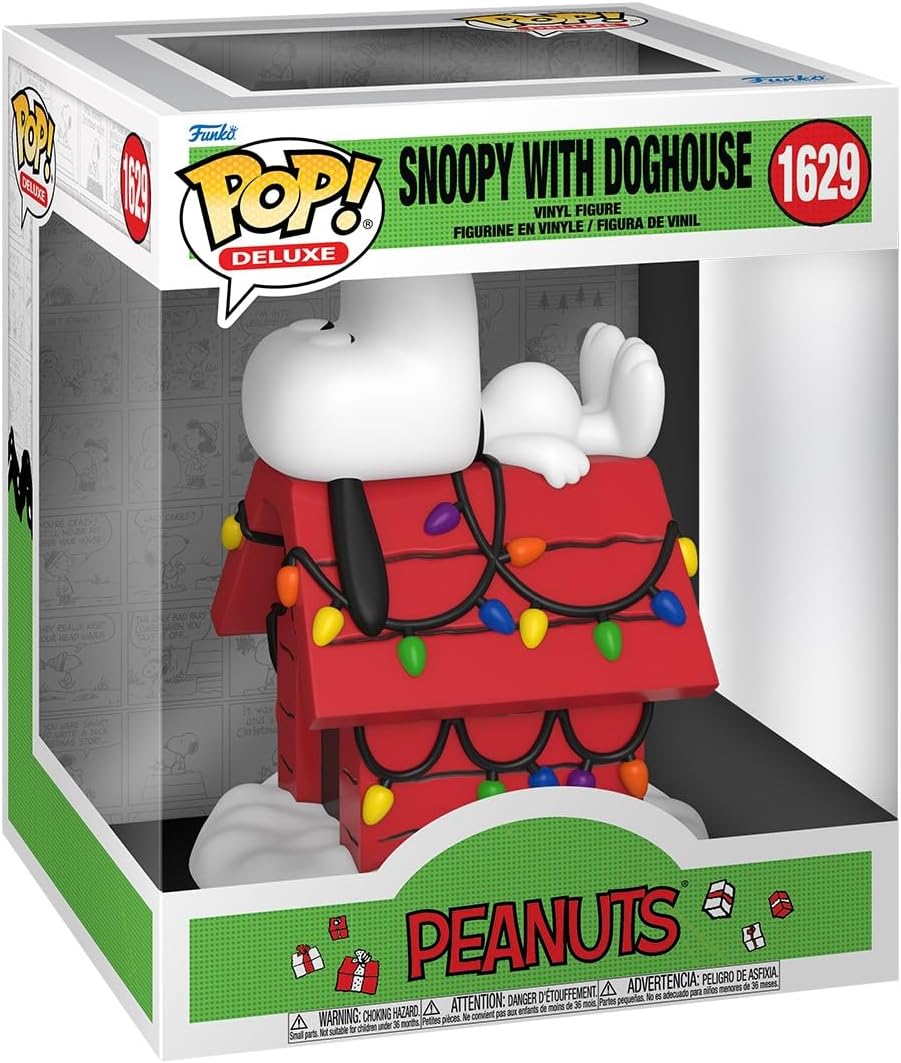 Pop! Deluxe: Snoopy & Doghouse Vinil Koleksiyon Figürü, Peanuts TV Specials