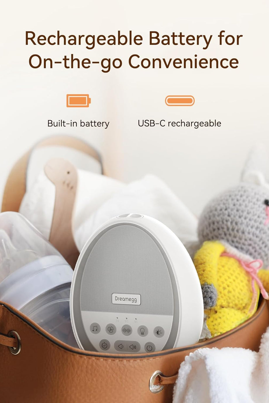 Nite 4 Beyaz Gürültü Makinesi, 14 Ses, Kulaklık Girişi ve Gece Işığı, Taşınabilir