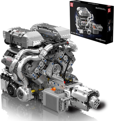 10201 W16 Motor Yapım Seti, 2250 Parça, 16 Silindirli Motor Modeli