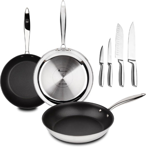 Unique 7 Parça Tencere Seti, Döküm Demir, Fırına Uygun