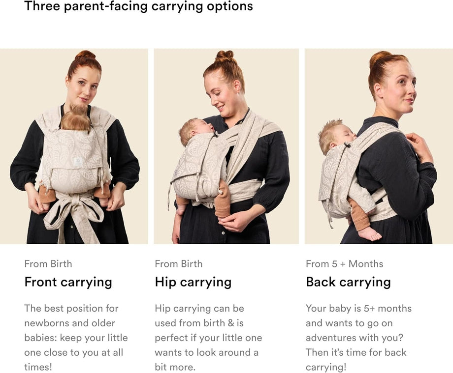 Limas Ergonomik Bebek Taşıyıcı 3 Farklı Taşıma Seçeneği 0-15 kg