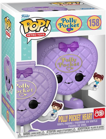 Pop! Vinil: Polly Pocket Shell Pocket, Heart Shell, Koleksiyon Figürü, Resmi Ürün