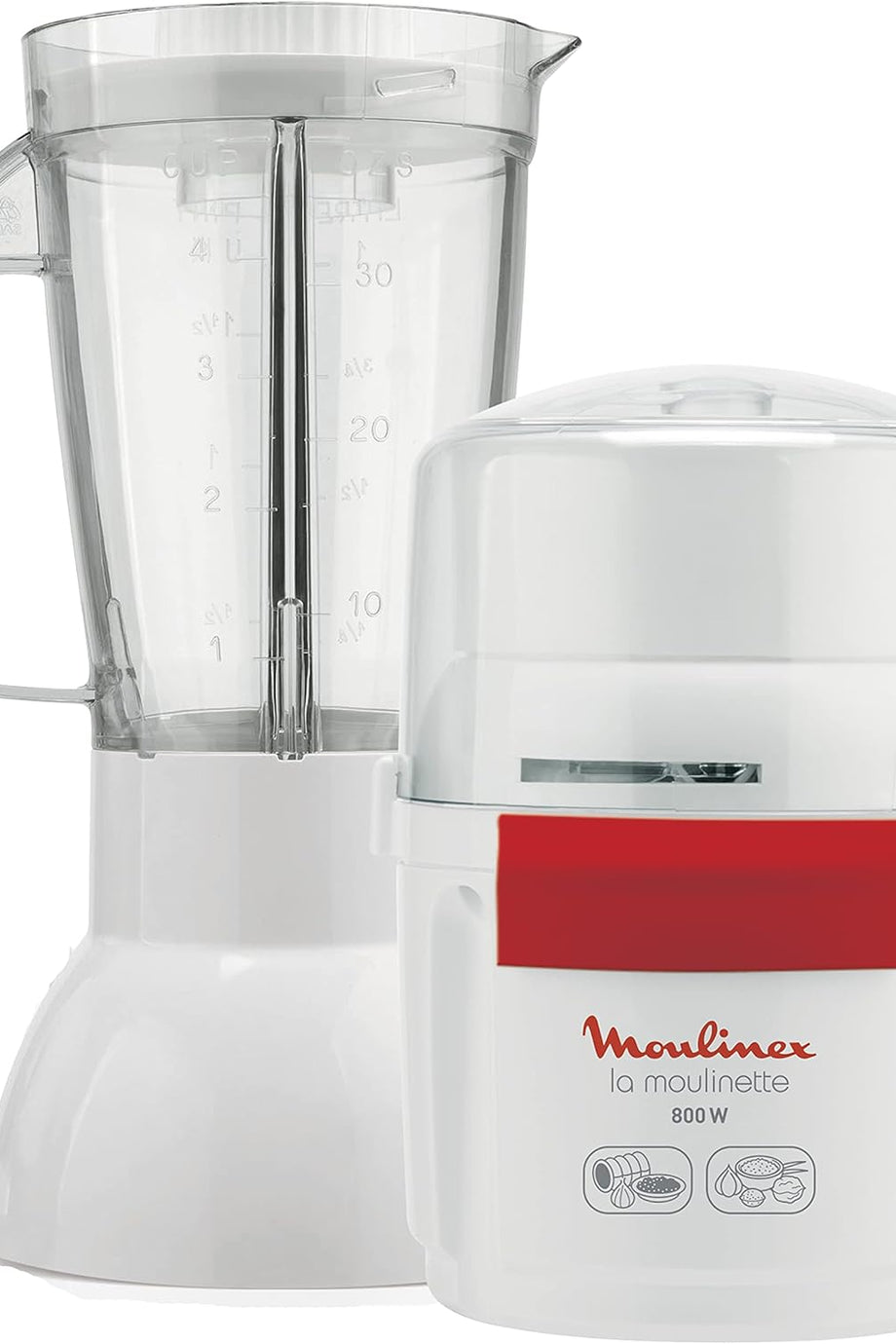 AR6801 La Moulinette Chopper & Blender, 800W, Paslanmaz Çelik Bıçaklar