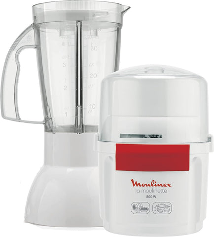 AR6801 La Moulinette Chopper & Blender, 800W, Paslanmaz Çelik Bıçaklar
