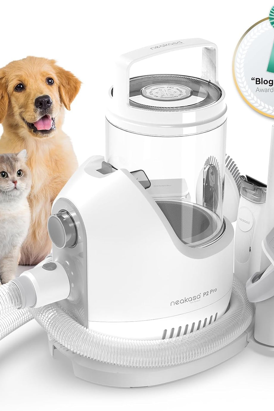 P2 Pro Köpek Kesme Makinesi, Sessiz ve Güçlü 5’i 1 Arada Evcil Hayvan Bakım Seti