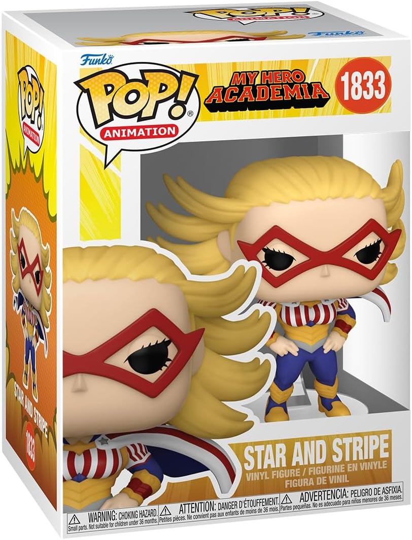 Pop! MHA: Star and Stripe, Vinil Figür, 9,5 cm Koleksiyon Oyuncağı