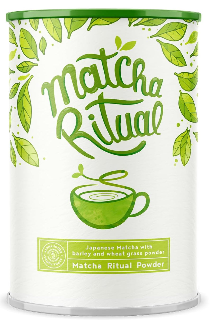 Matcha Tozu 210 g Seremoni Kalite Hindistan Cevizi Buğday ve Arpa Otlu