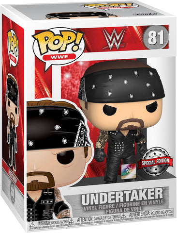 Pop! WWE 81: Boneyard Undertaker, Koleksiyon Figürü, Resmi Ürün