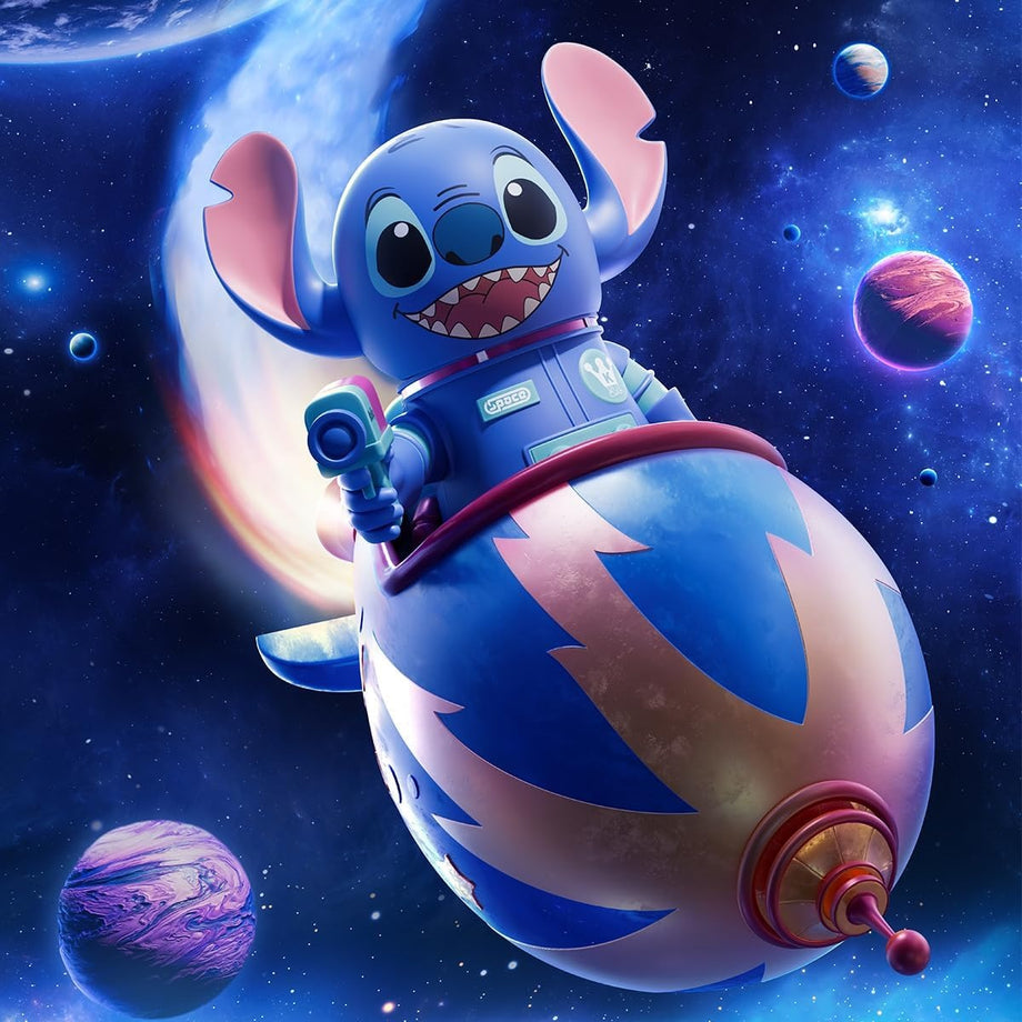 Mega Space Molly 400% Stitch Figür, Koleksiyonluk Aksiyon Figürü, Anime Art Toy, 1 Parça, Hediye