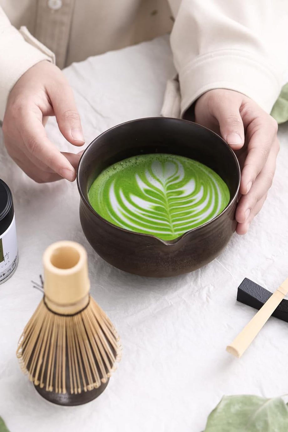 Matcha Seti, Japon Çay Seremonisi Kiti, Matcha Kasesi ve Aksesuarları ile Çay Severlere Özel