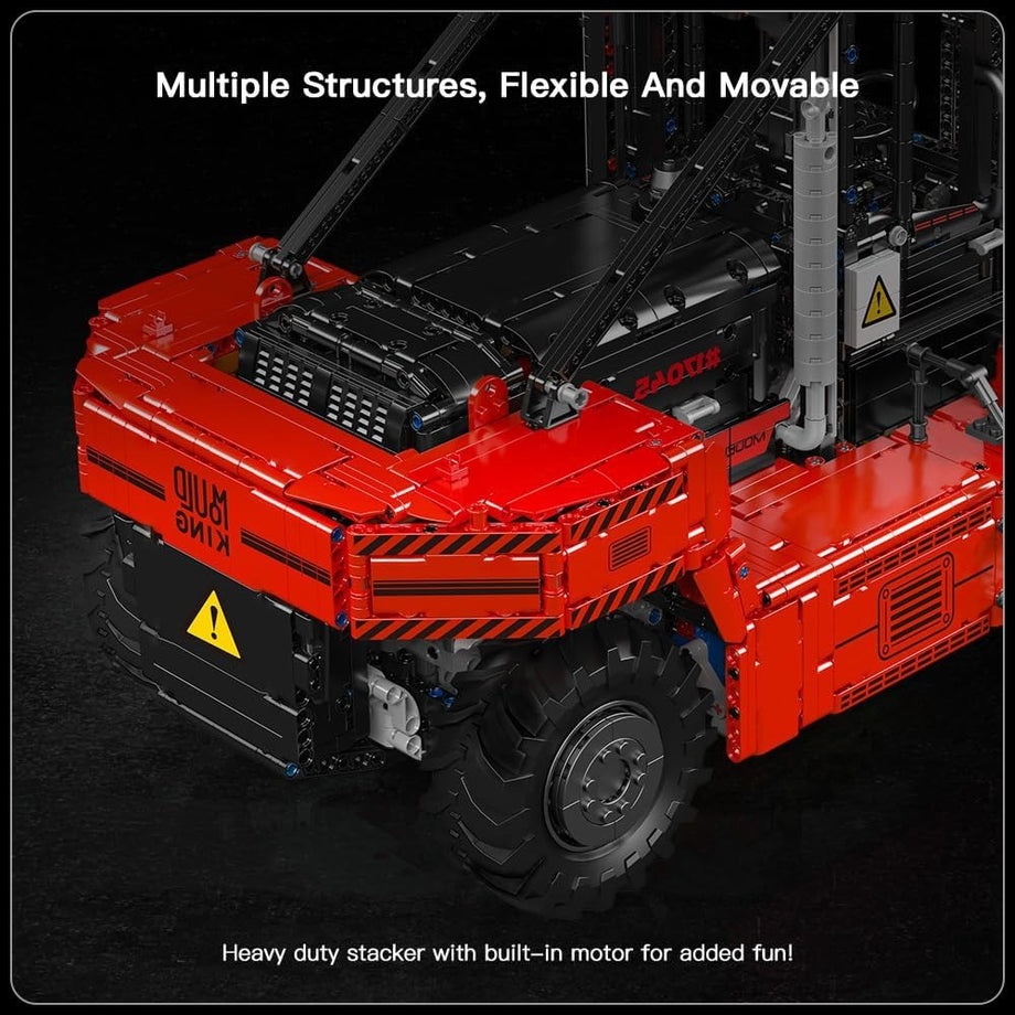 17045 RC Ağır Yük Forklift Yapım Seti, 4579 Parça, Uzaktan Kumandalı Forklift Modeli, 1:6 Ölçek