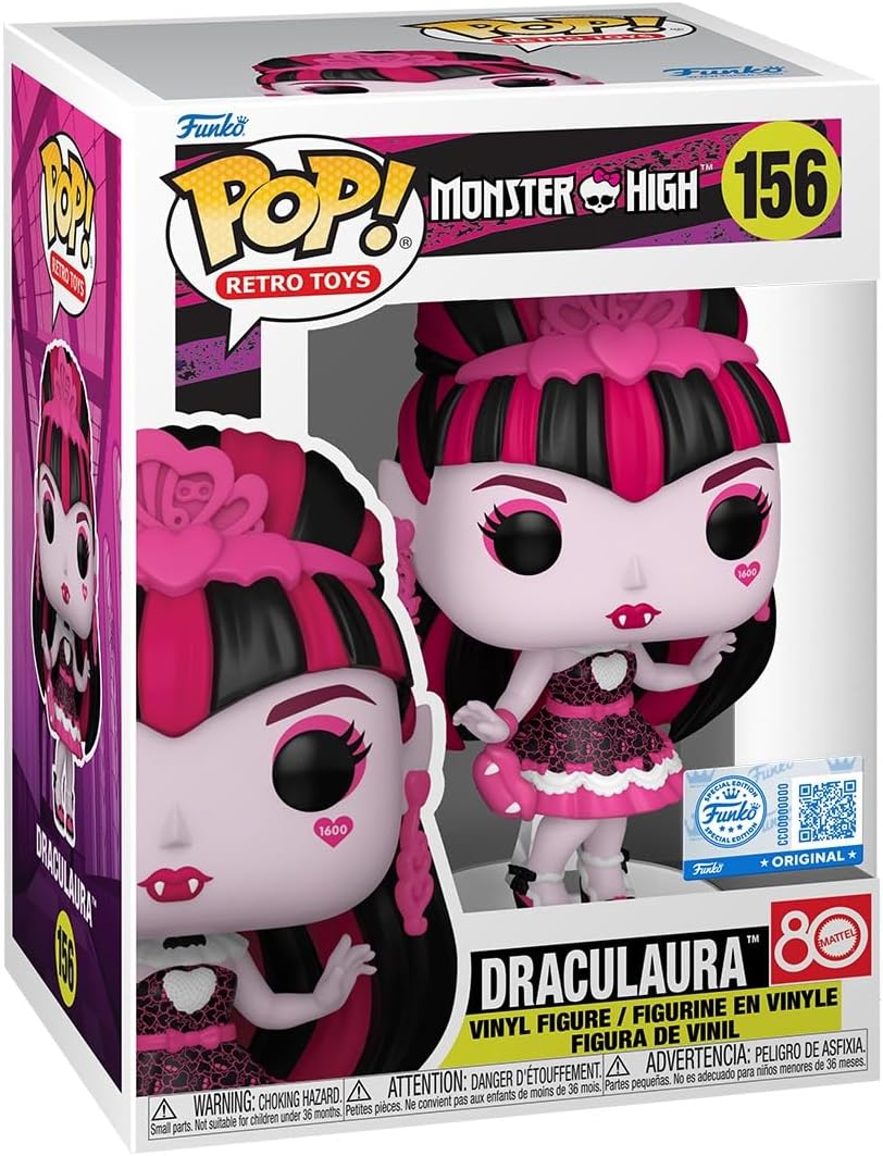 Pop! Monster High, Draculaura Sweet 16, Resmi Ürün