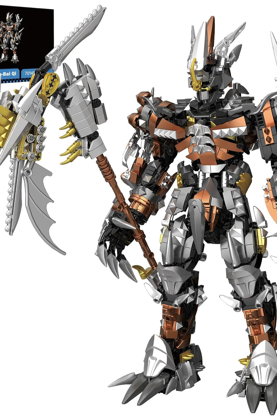 Mecha Robot Yapı Seti, 1620 Parça, Esnek Aksiyon Figürü