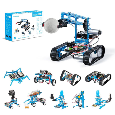mBot Ultimate 10'u 1 Arada Programlanabilir Robot Kiti, Arduino & Raspberry Pi Uyumlu