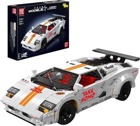 13194Y RC Speed Champion Yarış Araba Yapım Seti, 1384 Parça, Süper Spor Araba Koleksiyon Modeli