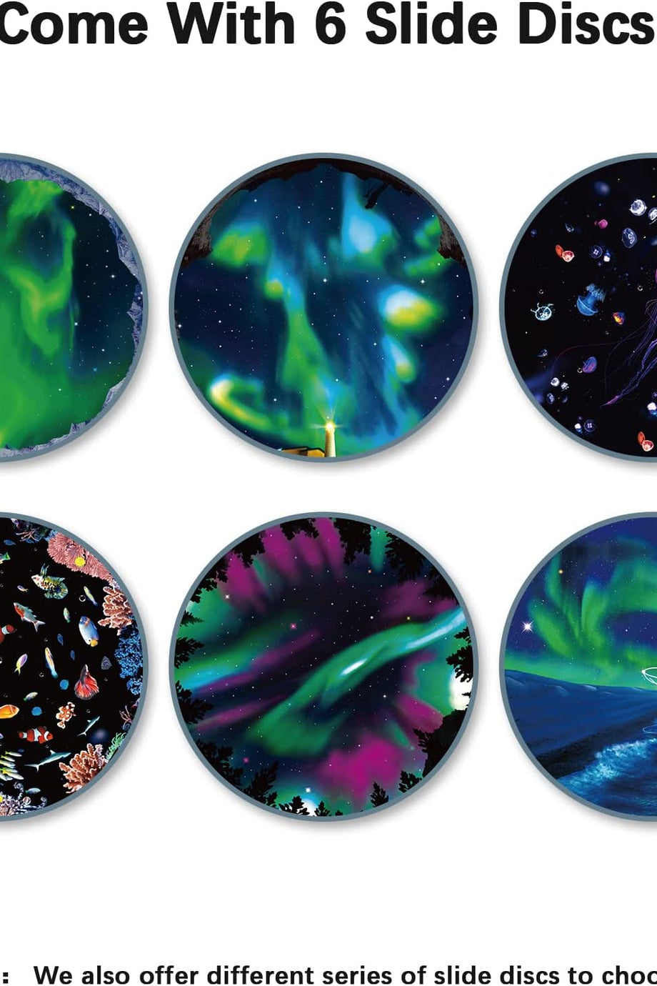 Galaxy Projektör için 5K Ultra HD Disk Seti (6 Disk) Yüksek Çözünürlük, Yarı İletken Litografi