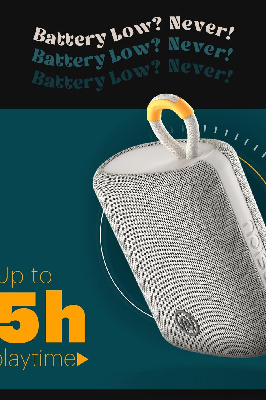 Vibe 2 Taşınabilir Bluetooth Hoparlör, 5W Ses Gücü, 15 Saat Çalma Süresi, TWS Destekli, 52mm Sürücü