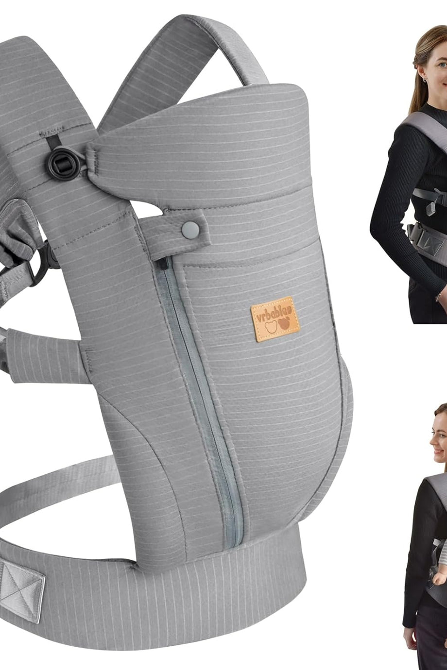 Bebek Taşıyıcı, Ergonomik, Ayarlanabilir Bel Desteği, Hafif ve Nefes Alabilir, Yeni Doğanlar İçin