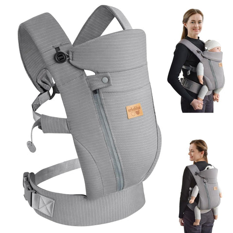 Bebek Taşıyıcı, Ergonomik, Ayarlanabilir Bel Desteği, Hafif ve Nefes Alabilir, Yeni Doğanlar İçin