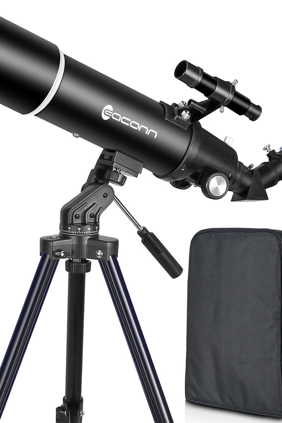 80mm Astronomi Teleskobu, Seyahat Tipi Refraktör, Yetişkin ve Yeni Başlayanlara Uygun