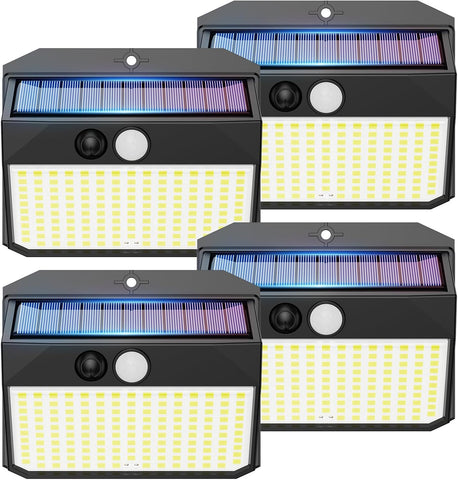 150 LED Güneş Enerjili Hareket Sensörlü Lamba, IP65, 180° Açı