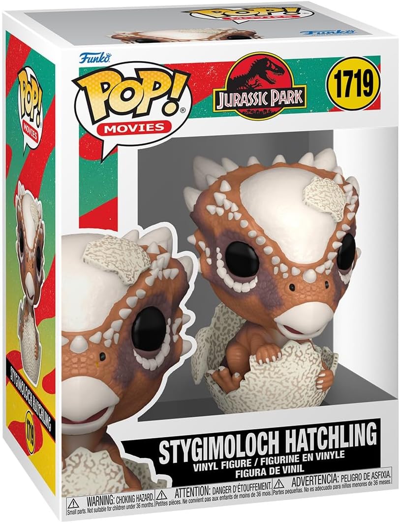 POP! Jurassic Park Hatchling Stygimoloch Vinil Koleksiyon Figürü, Resmi Ürün