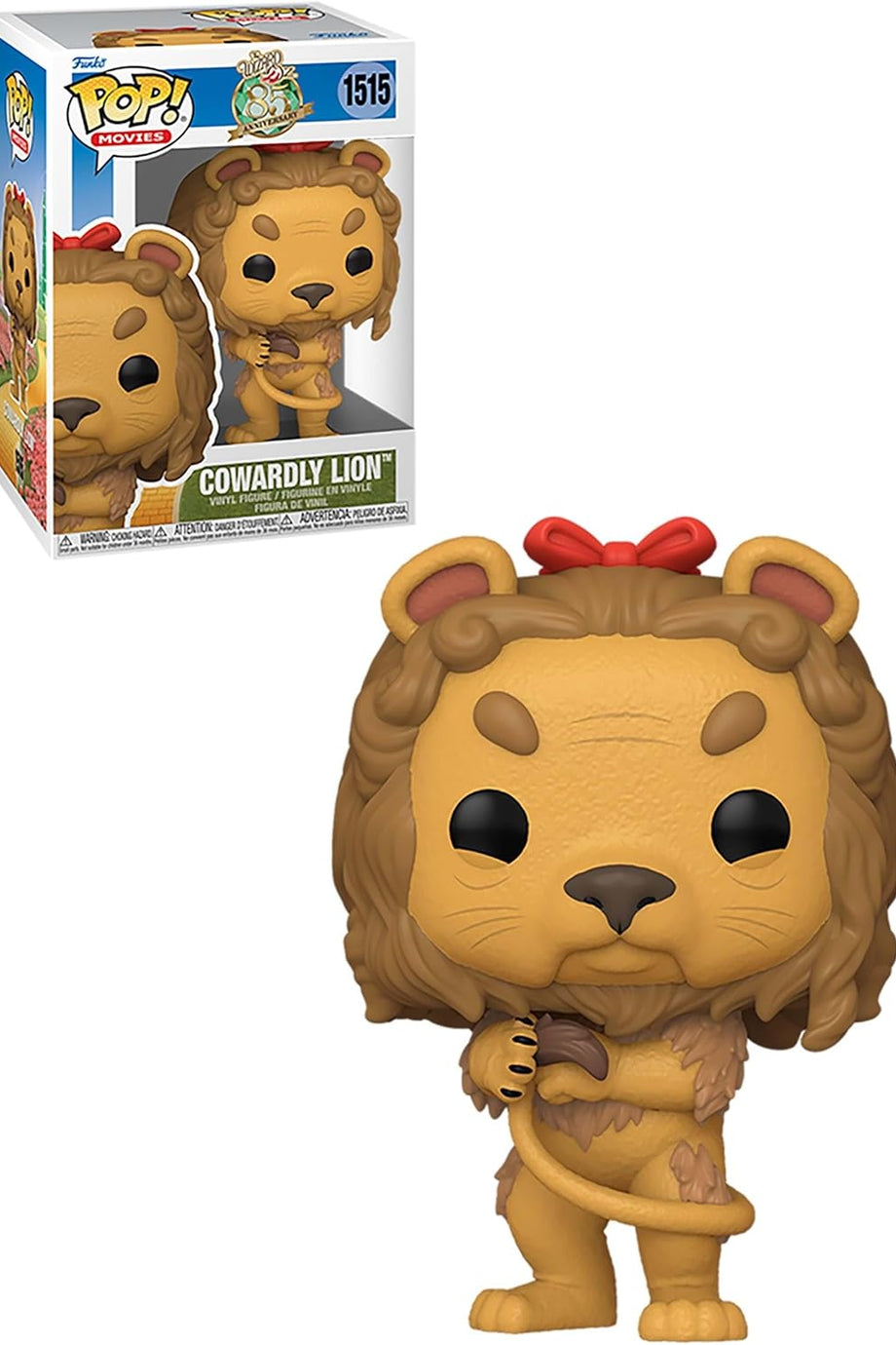 Pop! The Wizard of Oz Cowardly Lion Chase Flocked Vinil Figürü