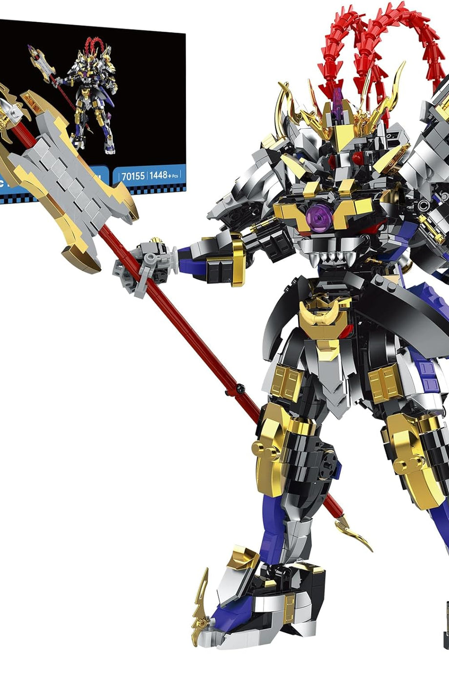 Mecha Yapı Blokları, Hero Warrior Mecha Robot Model Kiti (1448 Parça)