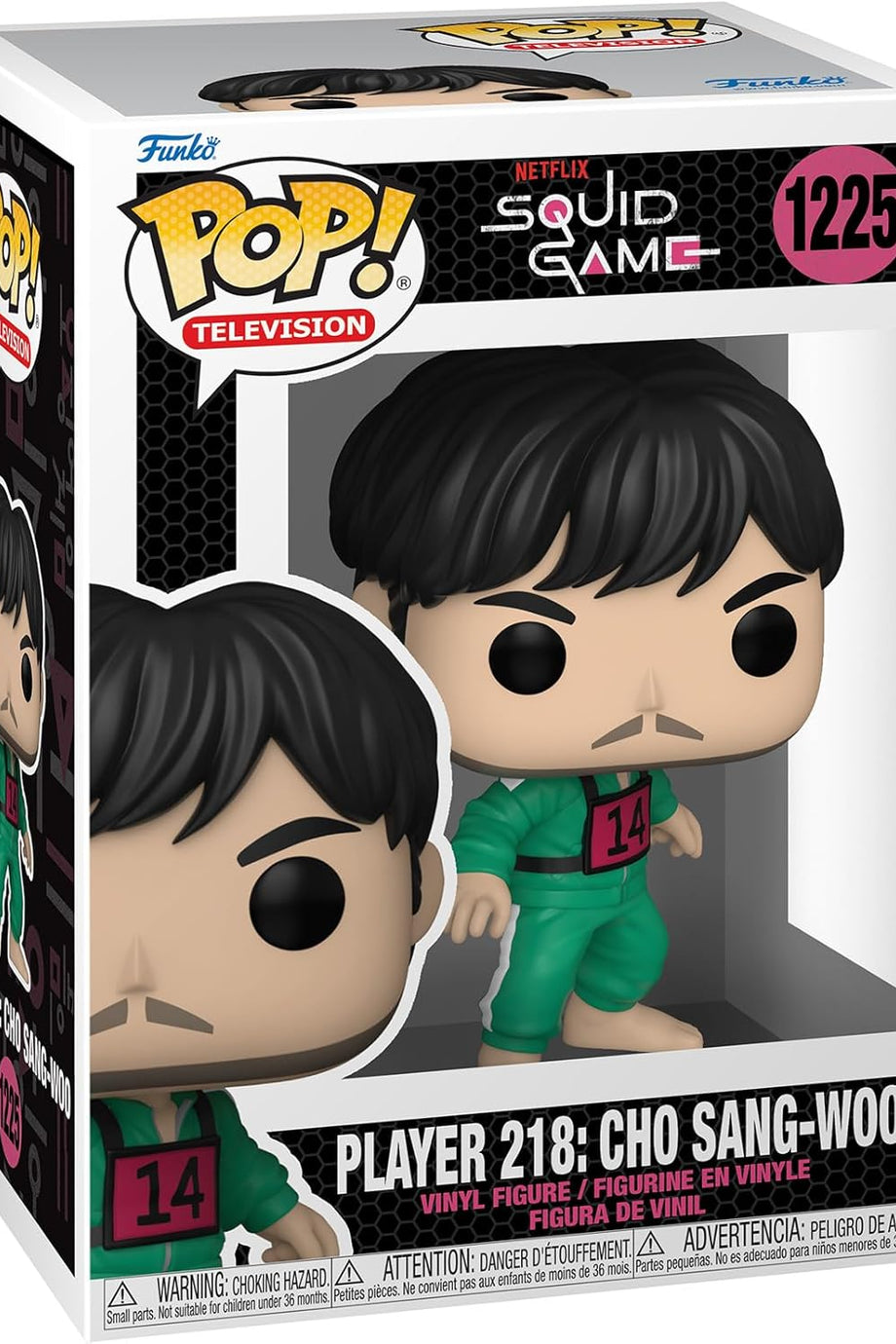 Pop! TV Squid Game Sang-Woo 218 Vinil Koleksiyon Figürü 9,5 cm