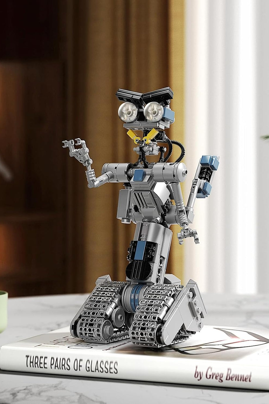 Robot Yapım Seti, Johnny 5 Mecha Modeli, 386 Parça, 6 Yaş ve Üzeri STEM Eğitimi, Harika Hediye